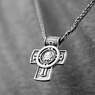 Серебряный православный крест "Господь Вседержитель. Ангел Хранитель. Спаси и Сохрани" 133233 от ювелирного магазина Оникс - 3