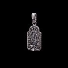 Серебряная ладанка Божией Матери Тихвинская 13859 от ювелирного магазина Оникс - 2