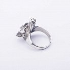 Серебряное кольцо "Волк" 111354 от ювелирного магазина Оникс - 1
