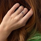 Серебряное кольцо "Сердечко" 7050 от ювелирного магазина Оникс - 4