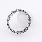 Срібний перстень з фіанітами 111871 от ювелирного магазина Оникс - 1
