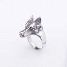Серебряное кольцо "Волк" 111354 от ювелирного магазина Оникс