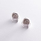 Серебряные серьги "Грация" 122705 от ювелирного магазина Оникс - 7