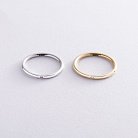 Золотое кольцо с бриллиантом в стиле минимализм обрб0003 от ювелирного магазина Оникс - 3