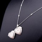 Серебряная подвеска "Сердце" 132223 от ювелирного магазина Оникс - 2