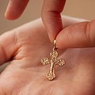 Православный крест "Распятие Христово. Молитва Да Воскреснет Бог" п03863 от ювелирного магазина Оникс - 3
