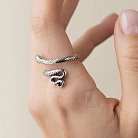 Серебряное кольцо "Змея" 3853 от ювелирного магазина Оникс - 1
