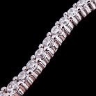 Срібні сережки з фіанітами 121633 от ювелирного магазина Оникс - 2