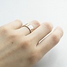 Тройное кольцо с фианитами к02619 от ювелирного магазина Оникс - 3