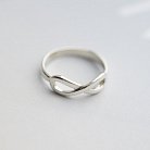Серебряное кольцо "Бесконечность" 111376 от ювелирного магазина Оникс - 7