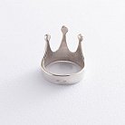 Серебряное кольцо "Корона" 111854 от ювелирного магазина Оникс - 2