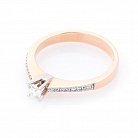 Золотое кольцо с бриллиантами кб03030 от ювелирного магазина Оникс - 3
