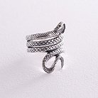 Серебряное кольцо "Змея" 112663 от ювелирного магазина Оникс - 2