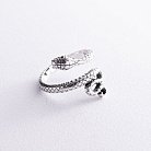 Серебряное кольцо "Змея" 3853 от ювелирного магазина Оникс - 2