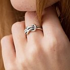 Серебряное кольцо "Узел" 7119 от ювелирного магазина Оникс - 4