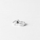 Серебряное кольцо с гравировкой 112139г от ювелирного магазина Оникс - 2