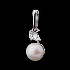 Підвіска (культивовані прісноводні перли, фіаніт) п01813 от ювелирного магазина Оникс