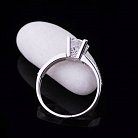 Серебряное кольцо (фианиты, родий) 111593 от ювелирного магазина Оникс - 6