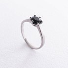 Серебряное кольцо с сапфиром GS-01-017-31 от ювелирного магазина Оникс