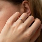 Помолвочное золотое кольцо с бриллиантом 227881121 от ювелирного магазина Оникс - 6
