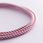Шелковый розовый шнурок с гладкой застежкой (2мм) 18402 от ювелирного магазина Оникс - 1