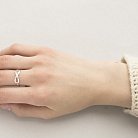 Серебряное кольцо "Бесконечность" 111376 от ювелирного магазина Оникс - 5