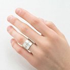 Серебряное кольцо "Целуй" (на укр. языке) celui от ювелирного магазина Оникс - 7