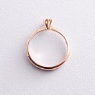 Помолвочное золотое кольцо с бриллиантом 219422421 от ювелирного магазина Оникс - 3