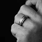 Мужское серебряное кольцо (чернение) 1278 от ювелирного магазина Оникс - 3