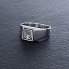 Серебряная печатка "Герб Украины - Тризуб" 112724 от ювелирного магазина Оникс - 2