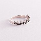 Серебряное кольцо "Корона" 111696 от ювелирного магазина Оникс