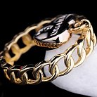 Золотое женское кольцо с сердечком к03406 от ювелирного магазина Оникс - 2