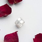 Серебряное кольцо "Целуй" (на укр. языке) celui от ювелирного магазина Оникс - 5