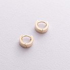 Серьги - кольца в желтом золоте mini с08822 от ювелирного магазина Оникс - 4