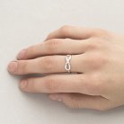 Серебряное кольцо "Бесконечность" 111376 от ювелирного магазина Оникс - 6