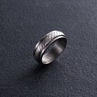 Мужское серебряное кольцо (чернение) 1278 от ювелирного магазина Оникс - 4