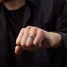 Мужское серебряное кольцо "Антистресс" (чернение) TR-01-00006 от ювелирного магазина Оникс - 5