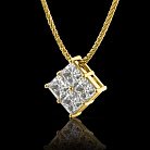 Золота підвіска з діамантами dgmp00531 от ювелирного магазина Оникс - 1