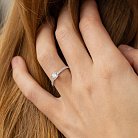 Помолвочное кольцо с бриллиантами (белое золото) 235571121 от ювелирного магазина Оникс - 1