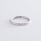 Золотое кольцо с бриллиантом в стиле минимализм обрб0002 от ювелирного магазина Оникс