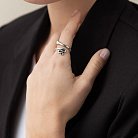 Серебряное кольцо "Змея" 3853 от ювелирного магазина Оникс - 9