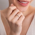 Помолвочное золотое кольцо с бриллиантами 219911121 от ювелирного магазина Оникс - 6