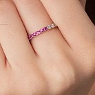 Золотое кольцо с бриллиантами и рубинами кб0469di от ювелирного магазина Оникс - 1