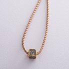 Серебряный шарм "Деиус" с позолотой 132298 от ювелирного магазина Оникс - 1
