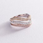 Золотое кольцо с бриллиантами CR1492gm от ювелирного магазина Оникс