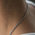 Мужская серебряная цепочка "Бесконечность" 15157 от ювелирного магазина Оникс - 3
