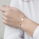 Срібний браслет "Зірочки" (родій) 141216 от ювелирного магазина Оникс