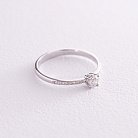 Помолвочное золотое кольцо с бриллиантами 227811121 от ювелирного магазина Оникс - 4