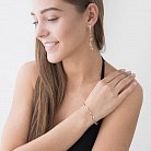 Золоті сережки спіральки з натуральними каменями с02818 от ювелирного магазина Оникс - 5