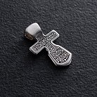 Православный серебряный крест "Распятие" с чернением 13357 от ювелирного магазина Оникс - 2